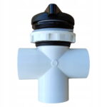 Zawór rozdzielający strumień wody w jacuzzi wannie spa balii nawannowy