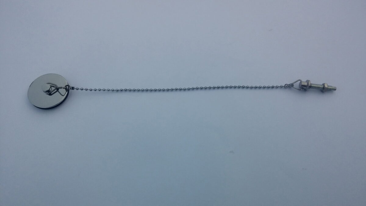 Zatyczka korek do zlewu syfonu odpływu stal nierdzewna fi 44 mm wysoki połysk - obrazek 4