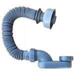 NISKI Syfon brodzikowy kabinowy wannowy elastyczny giętki harmonijka80cm S6