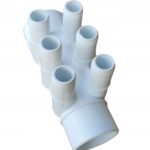 Rozdzielacz dystrybutor wody do dysz wanny jacuzzi balii na 6 portów 2"60,3