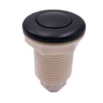 CZARNY PNEUMATYCZNY PRZYCISK włącznik wyłącznik do młynka pompy w wannie P9