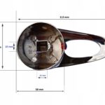 Uchwyt do mieszacza kabiny rączka metalowa do baterii natryskowej K19