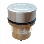 SOLIDNY mosiężny przycisk pneumatyczny młynka pompy wanny wysoki połysk P25