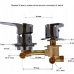 BATERIA 3 funkcje 90 mm/9 cm przyłącze 1/2" MIESZACZ kabiny prysznicowej