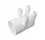 Rozdzielacz dystrybutor wody dysz wanny jacuzzi balii na 4 porty 2"60,3mm