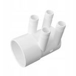 Rozdzielacz dystrybutor wody dysz wanny jacuzzi balii na 4 porty 2"60,3mm