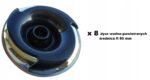 8 dysz do hydromasażu + pompa wodna 1100 W ZESTAW do montażu jacuzzi balia - obrazek 4