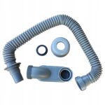 NISKI Syfon brodzikowy kabinowy wannowy elastyczny giętki harmonijka80cm S6 - obrazek 4