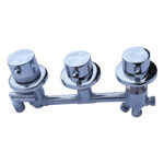 Bateria Termostatyczna Prysznicowa do wanny hydromasażem metalowe pokrętła