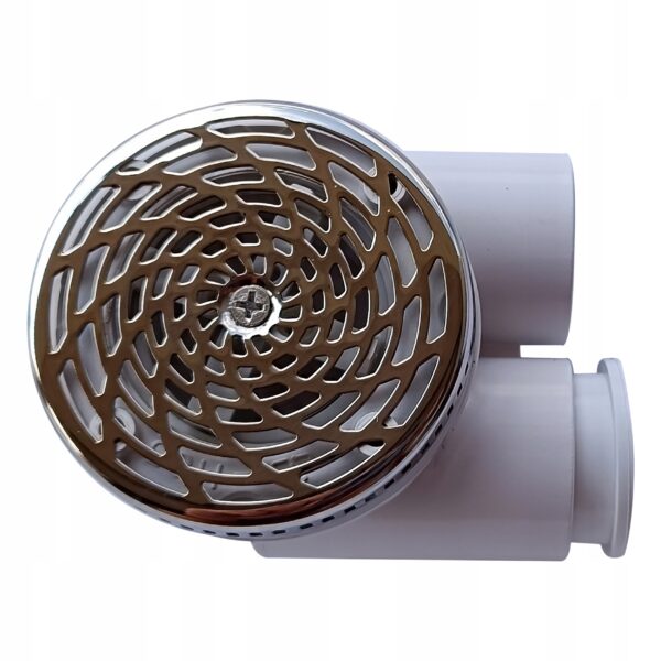 Metalowa osłona pompy wody ssak ssawka do wanny balii fi 80 mm wąż fi33,5mm