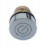 SOLIDNY mosiężny przycisk pneumatyczny młynka pompy wanny wysoki połysk P25 - obrazek 2