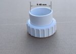 Nakrętka półśrubunek do pompy wodnej wody obejma z mufą na wąż fi 48mm/1,5" - obrazek 3
