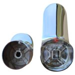 2 pokrętła do kabiny wanny do mieszacza +przełącznika funkcji metalowe 100% - obrazek 2