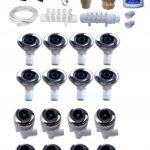 16 dysz+pompa 1,5kw/1500W do hydromasażu Zestaw do montażu w balii wannie