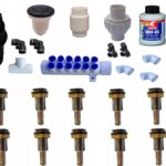 PROMOCJA Zestaw do AEROMASAŻU 12dysz pompa POWIETRZA do balii wanny jacuzzi